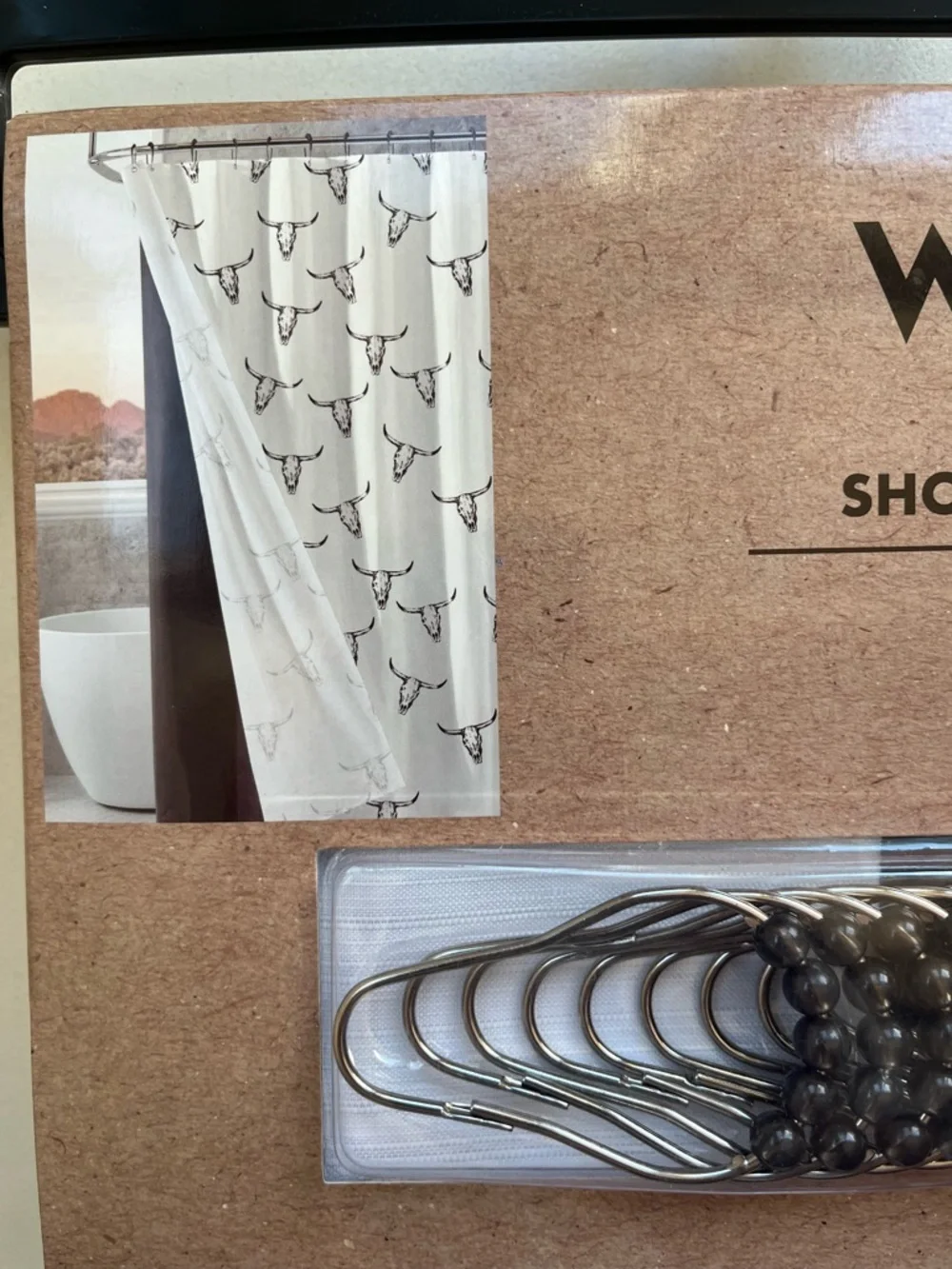 Wrangler shower curtain
